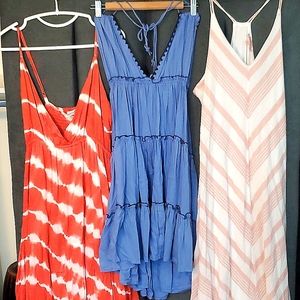 Bundle of light flowy dresses